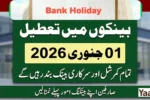 Bank Holiday on January 1, 2026 Announced – Banks to Remain Closed Nationwide