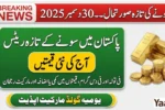 Gold Price Pakistan Today (30 Dec 2025) – Latest Rates, Market Trend & Update