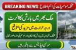 Great News Rain Alert Issued Across Pakistan – Temperature to Drop Further