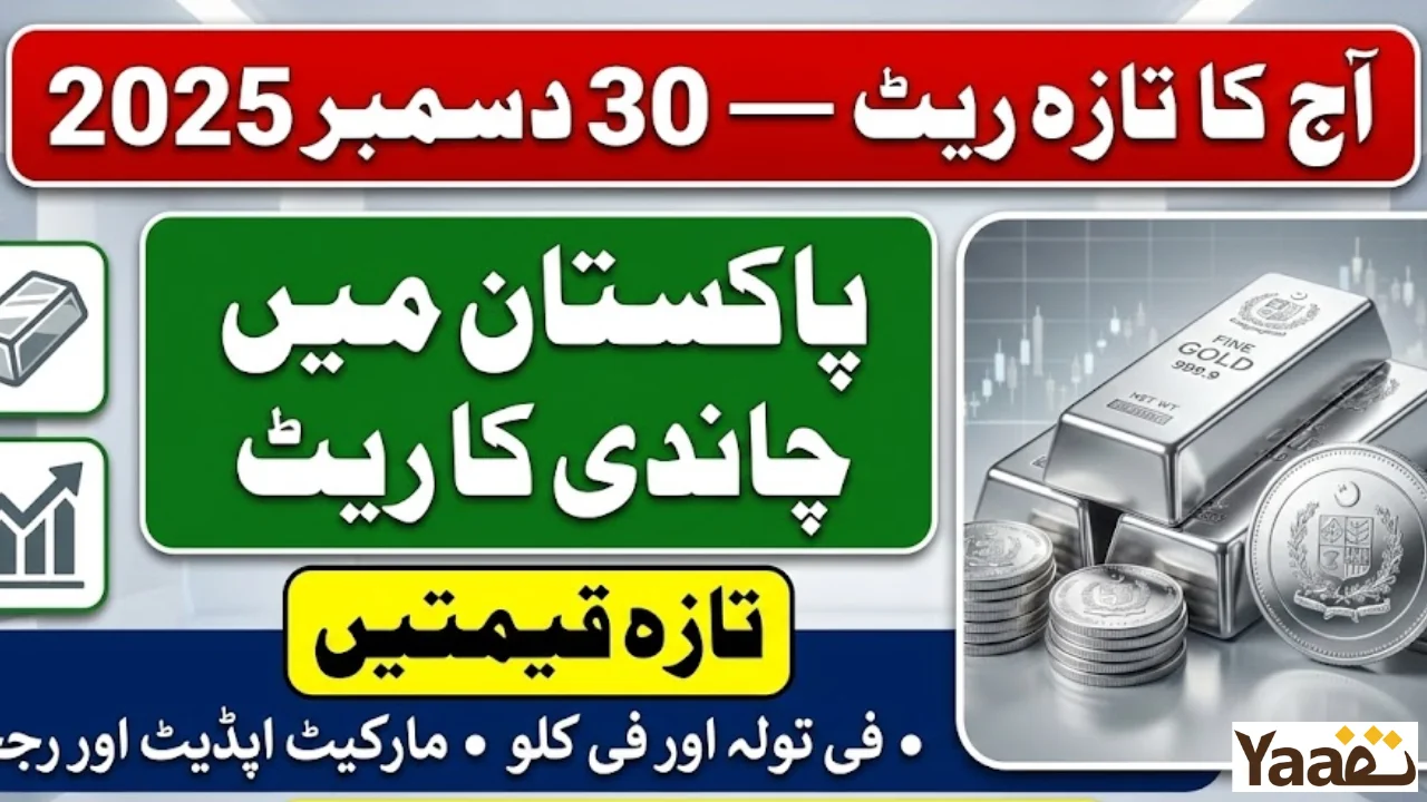 Today Silver Rate in Pakistan (30 Dec 2025) – Latest Prices & Market Update